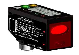 Banner Engineering L-GAGE® Dual Discrete Laser Sensors Provide Superior Performance for Challenging Applications